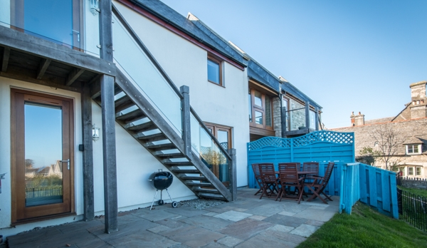 Newton Manor Grange Self Catering Accommodation In Swanage Rear To House