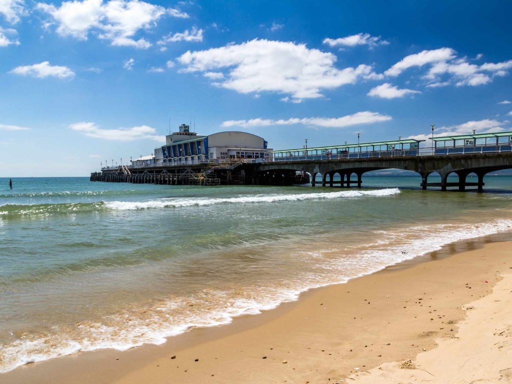 Bournemouth Pier on a sunny day