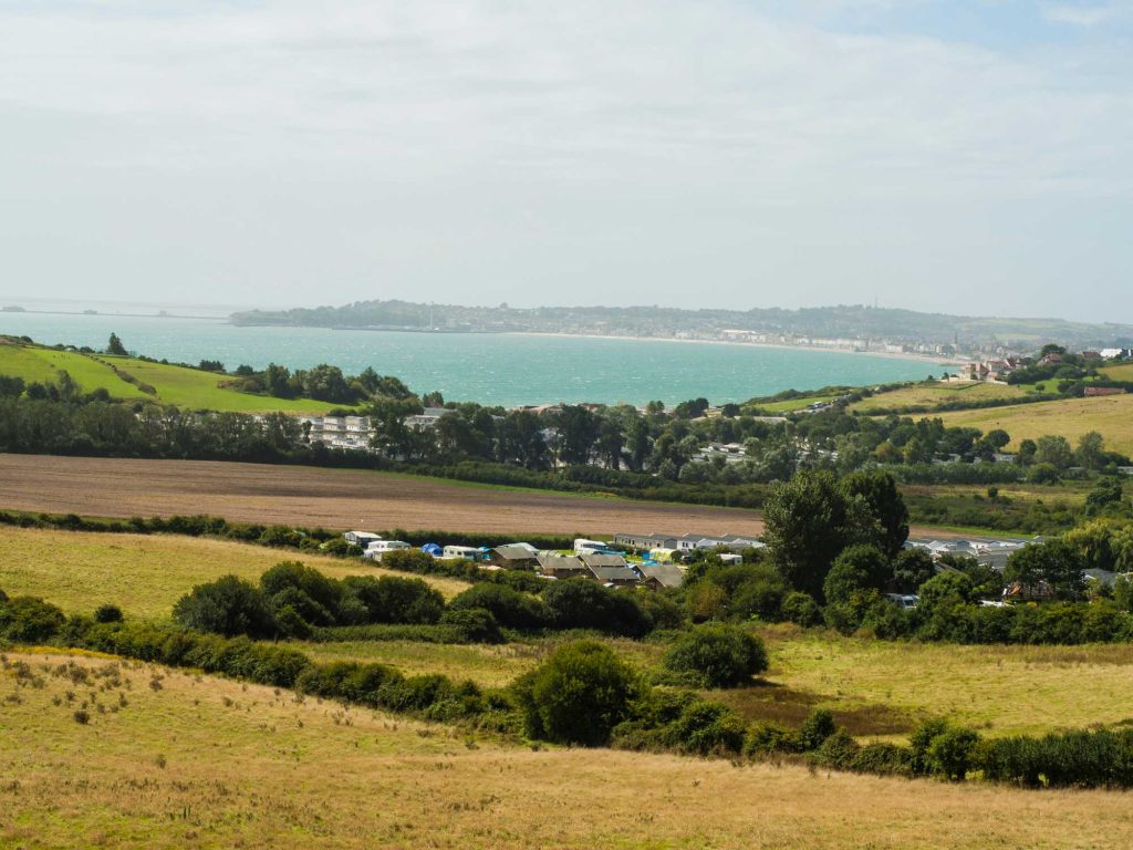 The view towards Weymouth