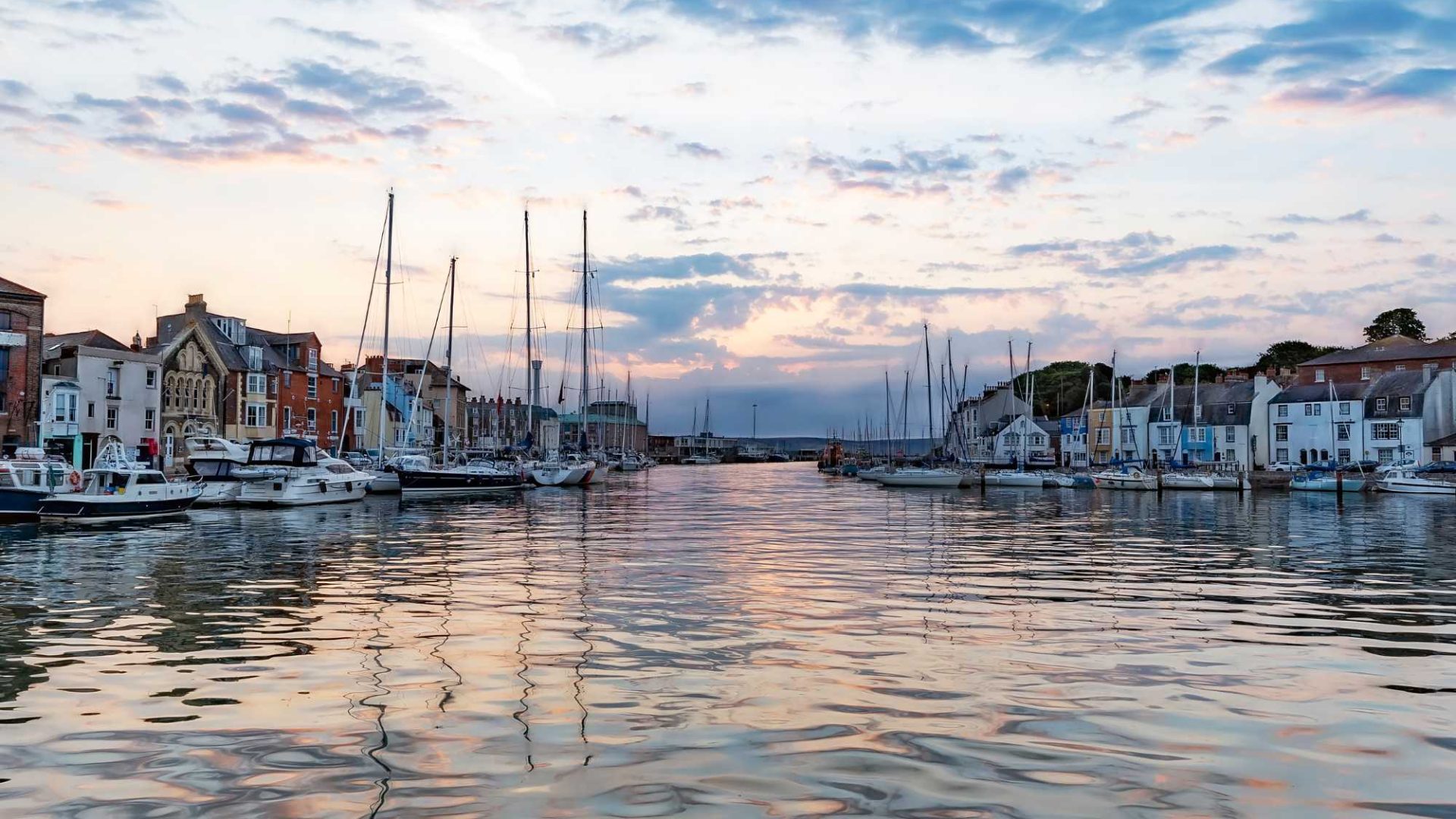 Weymouth Quay at Dusk