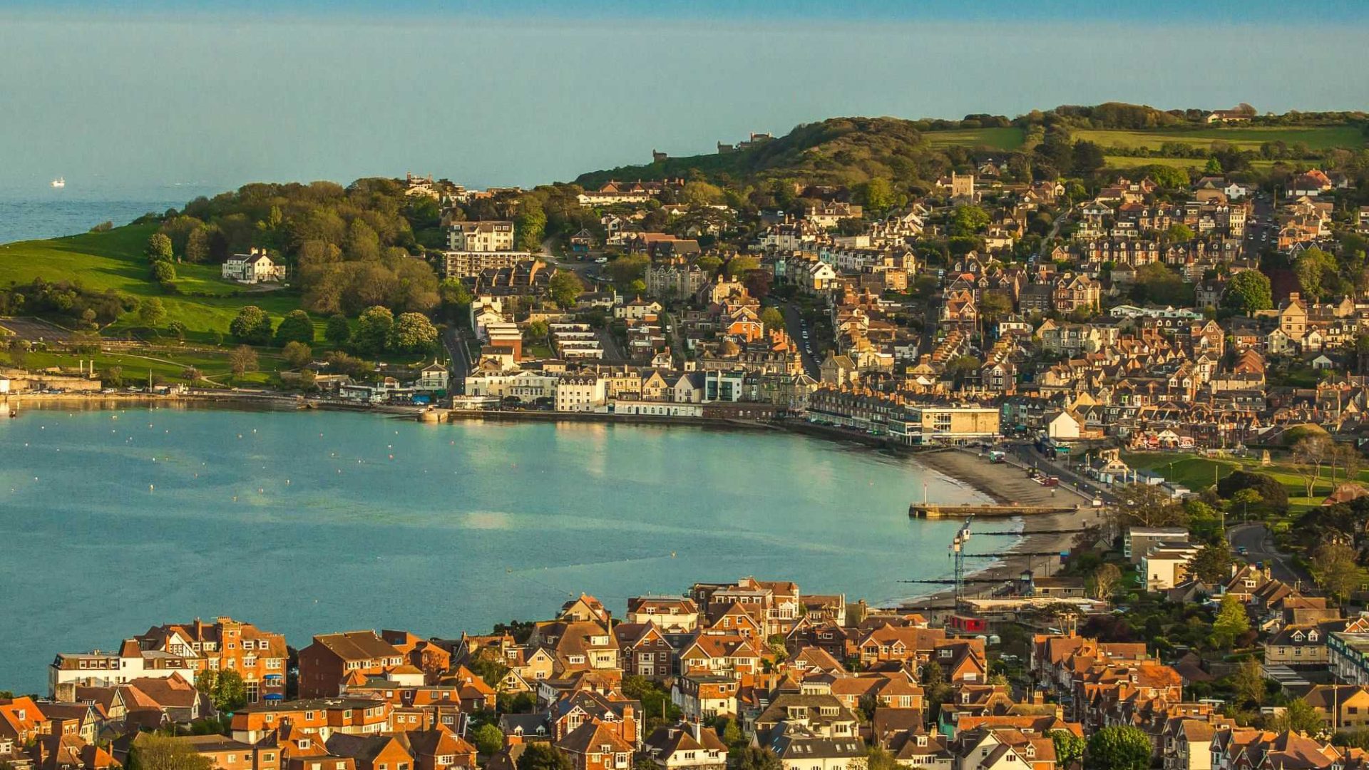 Swanage from above