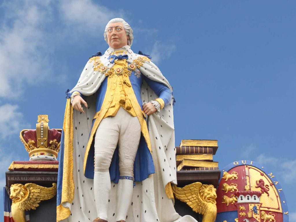 Statue of King George in Weymouth