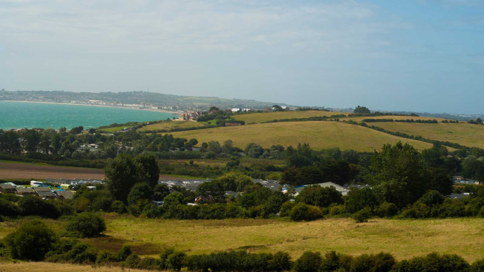 Hills above Preston, weymouth