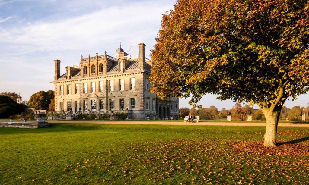 Sunset at Kingston Lacy, a national trust owned property in Dorset