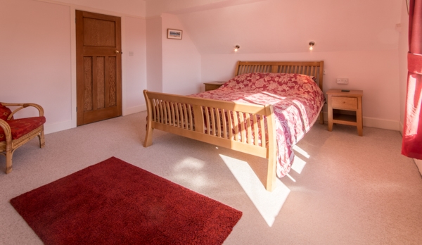 large master bedroom with seperate dressing room