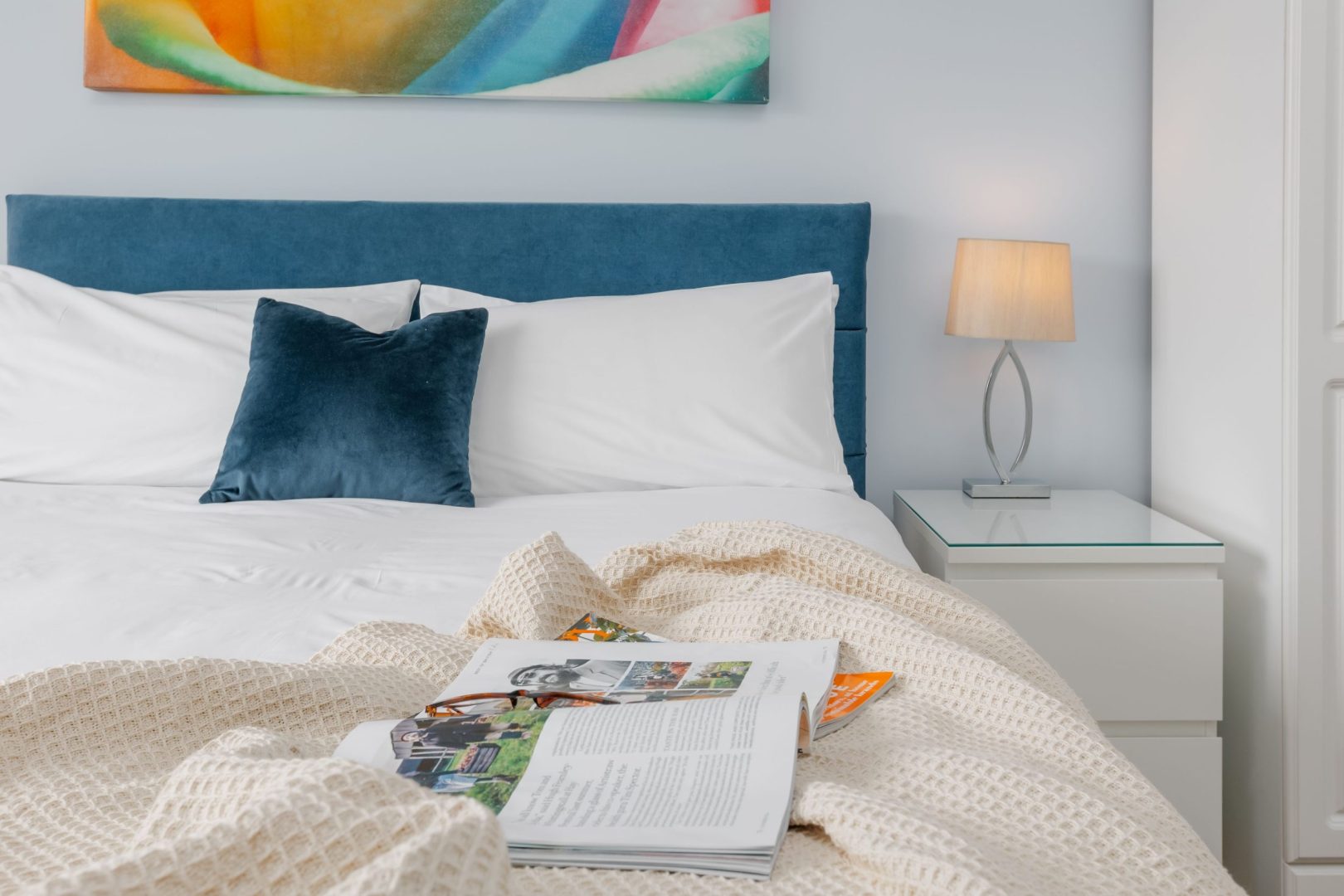 quality bedding and comfy mattress