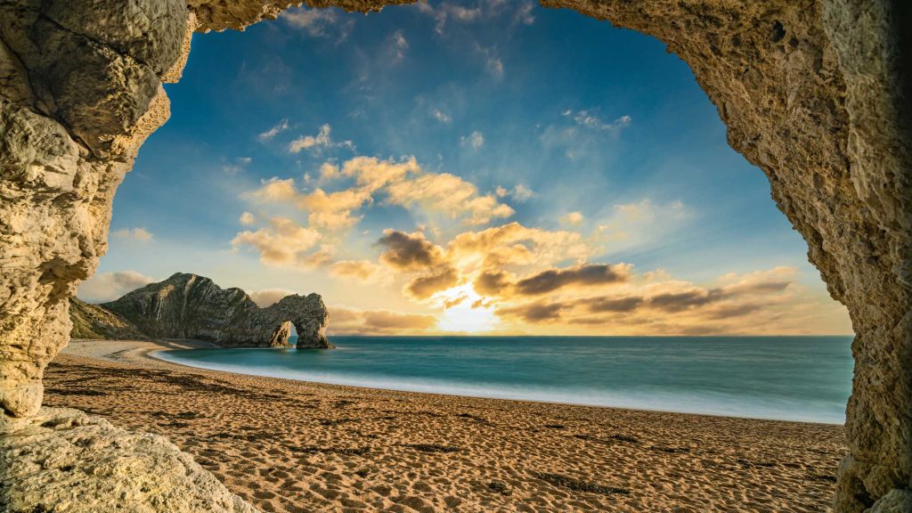 Durdle Door in Dorset, England