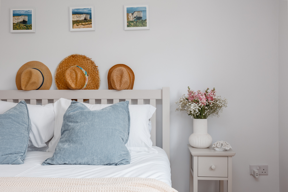 holiday home bed styling