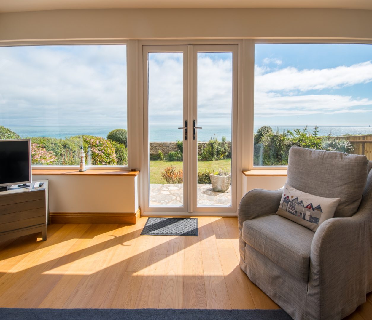 big holiday home with a sea view dorset